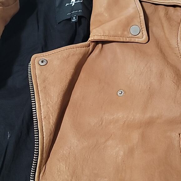 COPY - 7FAM Leather Moto Jacket! - Picture 13 of 14